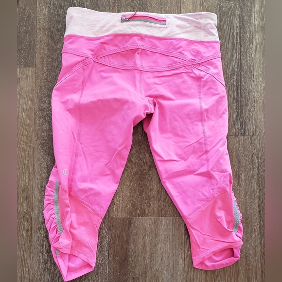 Lululemon Run: Pace Crop Pinkelicious 8 - Picture 5 of 10